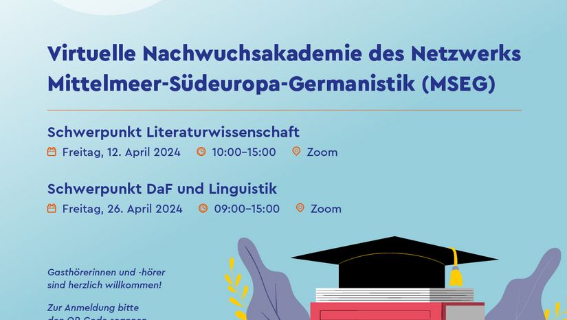 Virtuelle Nachwuchsakademie des Netzwerks Mittelmeer-Südeuropa-Germanistik (MSEG)